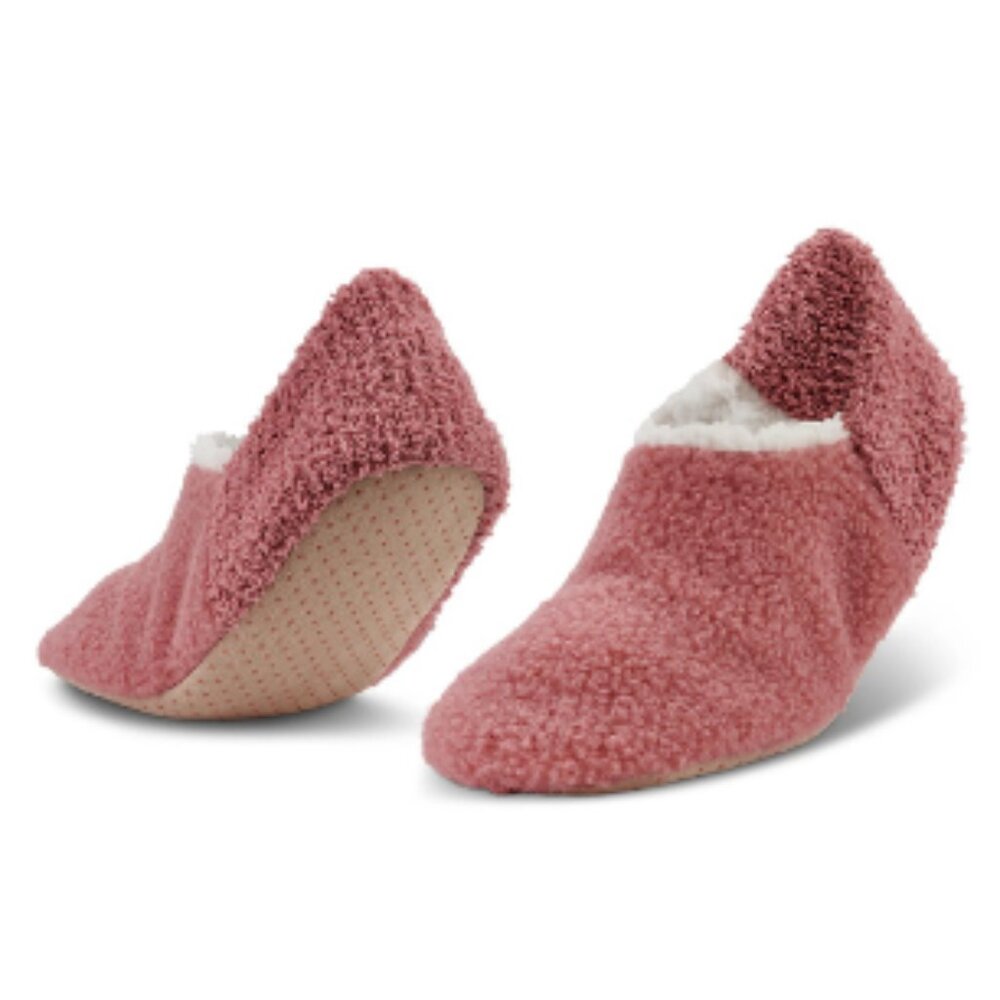 Magellan Outdoors Women's Uff Sherpa Slip On Slippers Pink Medium NEW
